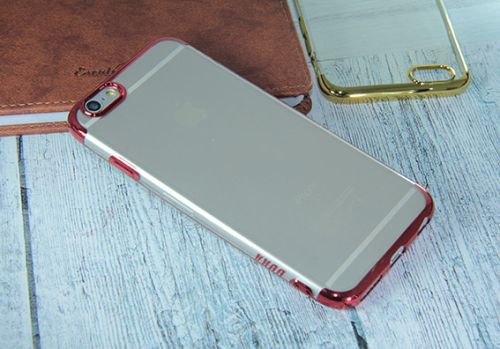 Чехол-накладка для iPhone 6/6S ELECTROPLATED TPU DOKA красный оптом, в розницу Центр Компаньон фото 2
