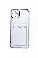 Купить Чехол-накладка для iPhone 15 Plus VEGLAS Air Pocket черно-прозрачный оптом, в розницу в ОРЦ Компаньон