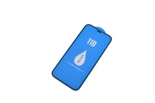 Защитное стекло для iPhone 12 Mini 11D FULL GLUE (синяя основа) коробка черный оптом, в розницу Центр Компаньон фото 2