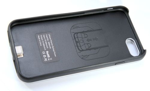 Внешний АКБ чехол для iPhone 7 (4.7) NYX 7-03 3800mAh серый оптом, в розницу Центр Компаньон фото 3