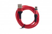 Купить Кабель USB Lightning 8Pin USAMS US-SJ352 U32 Aluminum Alloy Magnetic 1м красный оптом, в розницу в ОРЦ Компаньон
