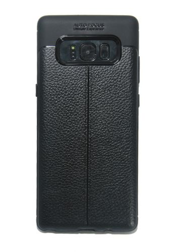 Чехол-накладка для Samsung G950H S8 LITCHI LT TPU пакет черный - фото