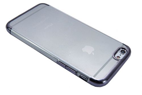 Чехол-накладка для iPhone 6/6S ELECTROPLATED TPU графит оптом, в розницу Центр Компаньон