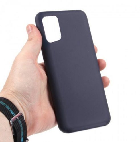 Чехол-накладка для Samsung G980F S20 SILICONE CASE закрытый темно-синий (8) - фото