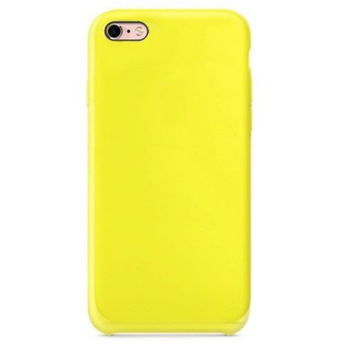 Чехол-накладка для iPhone 6/6S SILICONE CASE желтый (4) - фото фото 2