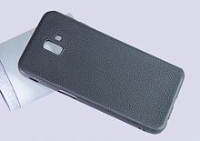 Купить Чехол-накладка для Samsung J610F J6+ 2018 FASHION LITCHI TPU черный оптом, в розницу в ОРЦ Компаньон