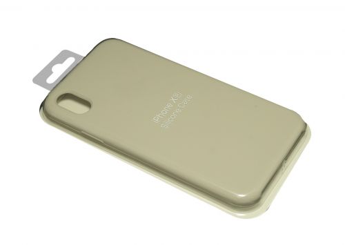 Чехол-накладка для iPhone XR SILICONE CASE молочно-белый (10) - фото фото 2