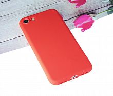 Чехол-накладка для iPhone 7/8/SE SOFT TOUCH TPU красный  - фото