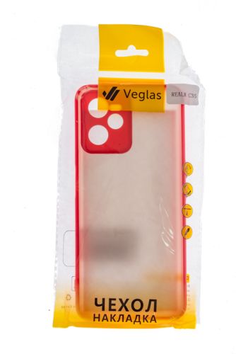 Чехол-накладка для REALME С35 VEGLAS Fog красный оптом, в розницу Центр Компаньон фото 3
