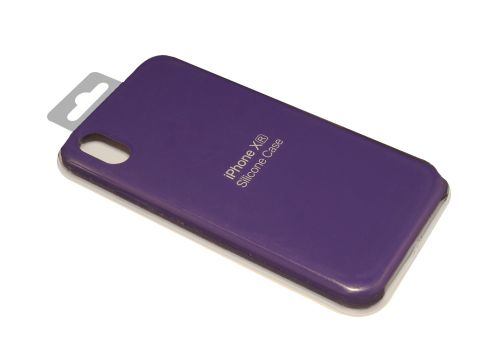 Чехол-накладка для iPhone XR SILICONE CASE темно-сиреневый (30) оптом, в розницу Центр Компаньон фото 2