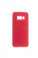 Чехол-накладка для Samsung G950F S8 SILICONE CASE OP закрытый красный (1) - фото
