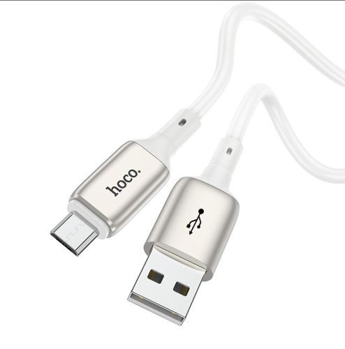 Кабель USB-Micro USB HOCO X66 Howdy 2.4A 1.0м белый оптом, в розницу Центр Компаньон фото 2