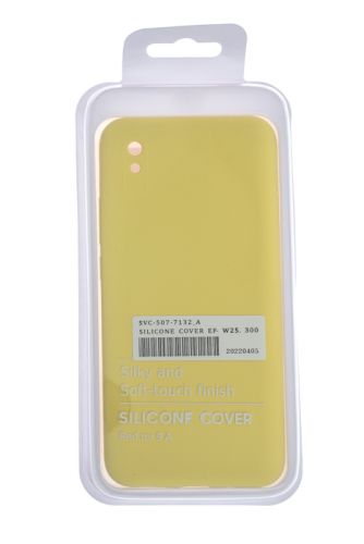 Чехол-накладка для XIAOMI Redmi 9A SILICONE CASE OP закрытый желтый (20) оптом, в розницу Центр Компаньон фото 4