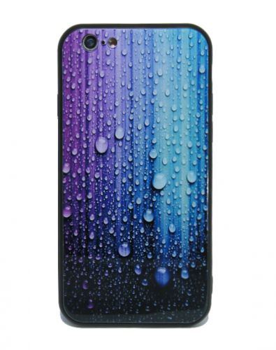 Чехол-накладка для iPhone 6/6S LOVELY GLASS TPU капли коробка - фото