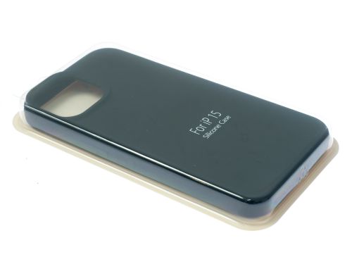 Чехол-накладка для iPhone 15 VEGLAS SILICONE CASE закрытый (18) черный - фото фото 2