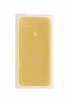 Чехол-накладка для XIAOMI Redmi 9C VEGLAS SILICONE CASE закрытый желтый (20) - фото