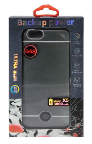 Внешний АКБ чехол для iPhone 6 (4.7) NYX X5 3800mAh серый оптом, в розницу Центр Компаньон фото 3