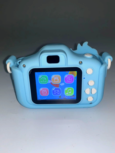 Детская игрушка фотоаппарат X2 Unicorn голубой оптом, в розницу Центр Компаньон фото 4