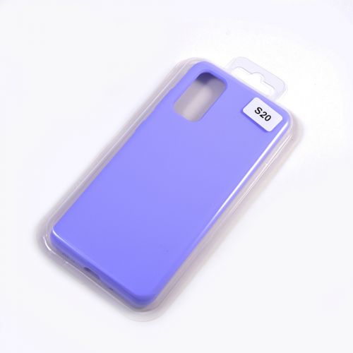 Чехол-накладка для Samsung G980F S20 VEGLAS SILICONE CASE закрытый сиреневый (13) - фото фото 2