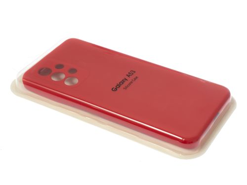 Чехол-накладка для Samsung A535F A53 VEGLAS SILICONE CASE закрытый красный (1) оптом, в розницу Центр Компаньон фото 2