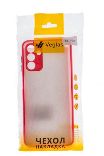 Чехол-накладка для Samsung A047F A04S VEGLAS Fog красный оптом, в розницу Центр Компаньон фото 3