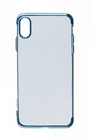 Купить Чехол-накладка для iPhone XS Max ELECTROPLATED TPU DOKA синий оптом, в розницу в ОРЦ Компаньон