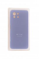 Чехол-накладка для XIAOMI Mi 11 Lite VEGLAS SILICONE CASE закрытый сиреневый (13) - фото