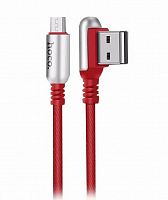 Купить Кабель USB-Micro USB HOCO U17 Capsule 2.4A 1,2м красный оптом, в розницу в ОРЦ Компаньон