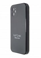 Купить Чехол-накладка для iPhone 12 Mini VEGLAS SILICONE CASE NL Защита камеры черный (18) оптом, в розницу в ОРЦ Компаньон