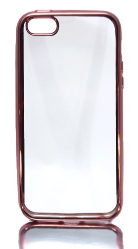 Чехол-накладка для iPhone 5/5S/SE РАМКА TPU розовое-золото оптом, в розницу Центр Компаньон фото 2