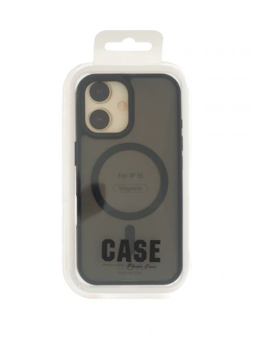Чехол-накладка для iPhone 16 VEGLAS Fog Magnetic черный - оптовая продажа фото 5 Чехол-накладка для iPhone 16 VEGLAS Fog Magnetic черный - фото фото 5