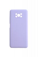 Купить Чехол-накладка для XIAOMI Poco X3 NFC SILICONE CASE NL OP закрытый сиреневый (13) оптом, в розницу в ОРЦ Компаньон