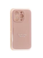 Купить Чехол-накладка для iPhone 15 Pro VEGLAS SILICONE CASE NL Защита камеры светло-розовый (19) оптом, в розницу в ОРЦ Компаньон