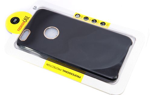 Чехол-накладка для iPhone 6/6S Plus  AiMee КОЖА Золотые вставки черный оптом, в розницу Центр Компаньон фото 2