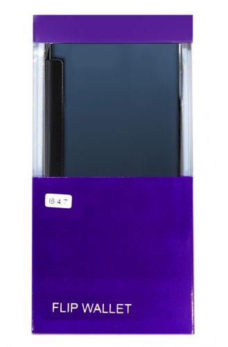 Чехол-книжка для iPhone 6/6S FLIP WALLET Electro синий - фото фото 2