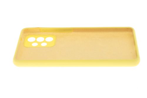 Чехол-накладка для Samsung A525F A52 SILICONE CASE OP закрытый желтый (20) оптом, в розницу Центр Компаньон фото 3