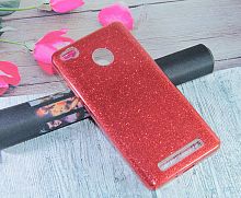 Чехол-накладка для XIAOMI Redmi 3X JZZS Shinny 3в1 TPU красный - фото