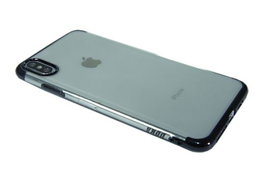 Чехол-накладка для iPhone XS Max ELECTROPLATED TPU DOKA черный оптом, в розницу Центр Компаньон фото 4