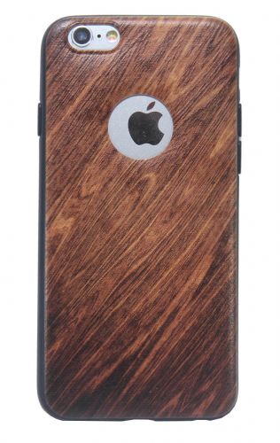 Чехол-накладка для iPhone 6/6S HOCO ELEMENT WOOD GRAIN Birch - фото