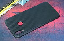 Чехол-накладка для HUAWEI Honor 8C CARBON TPU черный - фото