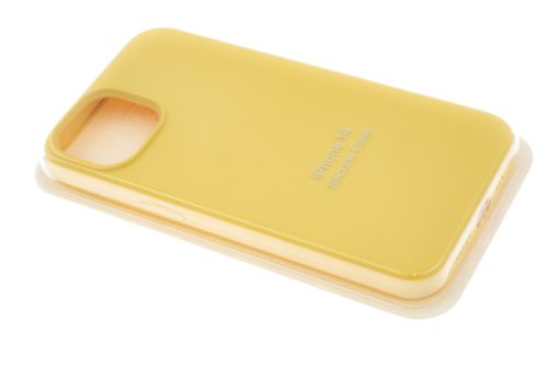 Чехол-накладка для iPhone 14 SILICONE CASE закрытый желтый (4) оптом, в розницу Центр Компаньон фото 2