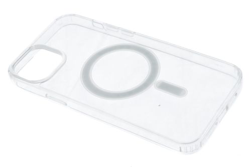 Чехол-накладка для iPhone 14 Plus Clear TPU поддержка MagSafe прозрачный коробка оптом, в розницу Центр Компаньон фото 2