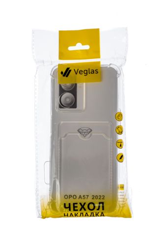 Чехол-накладка для OPPO A57/A57S/A77S VEGLAS Air Pocket прозрачный оптом, в розницу Центр Компаньон фото 3