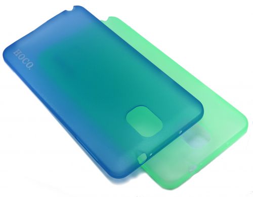Чехол-накладка для Samsung N9000 Note3 HOCO THIN синий - фото