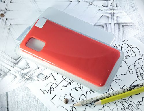 Чехол-накладка для Samsung A715F A71 SILICONE CASE закрытый красный (1) оптом, в розницу Центр Компаньон фото 2