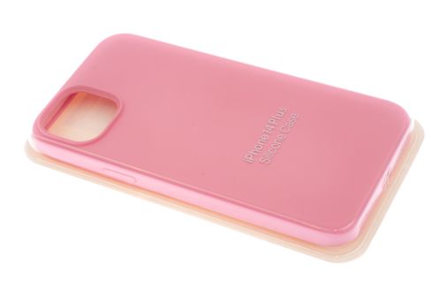 Чехол-накладка для iPhone 14 Plus SILICONE CASE закрытый розовый (6) оптом, в розницу Центр Компаньон фото 2