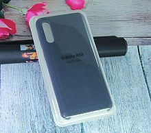 Чехол-накладка для Samsung A505F A50 SILICONE CASE темно-синий (8) - фото