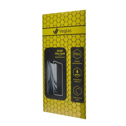 Защитное стекло для XIAOMI Poco X3 NFC FULL GLUE VEGLAS YELLOW картон черный оптом, в розницу Центр Компаньон фото 2