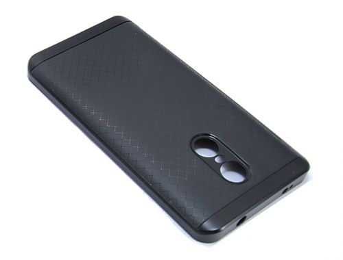 Чехол-накладка для XIAOMI Redmi Note 4/4X GRID CASE TPU+PC черный - фото фото 3
