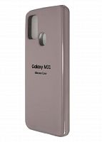 Купить Чехол-накладка для Samsung M315F M31 SILICONE CASE закрытый светло-розовый (18) оптом, в розницу в ОРЦ Компаньон
